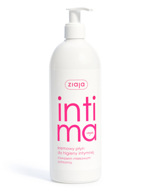 Intima kremowy płyn do higieny intymnej z kwasem mlekowym pojemność: 500 ml