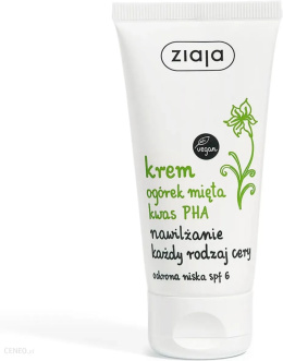 Ziaja Feuchtigkeitscreme für alle Hauttypen Spf6 Gurke Minze Tag & Nacht 50ml