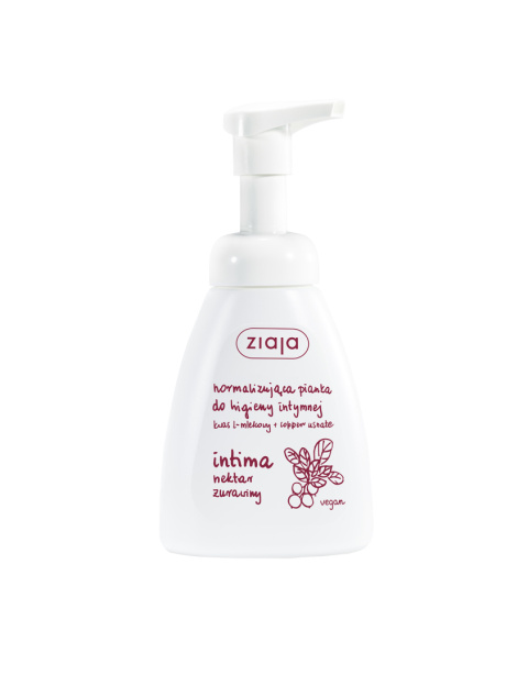 Intima Normalizująca pianka do higieny intymnej kwas L-mlekowy + copper usnate pojemność: 250 ml