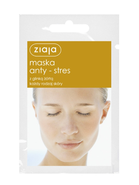 Ziaja maska anty-stres z glinką żółtą